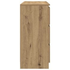 Vidaxl Komoda artisan hrast 100x35x76 cm inženirski les