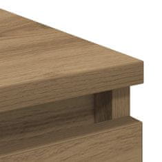 Vidaxl Komoda artisan hrast 80x35x76 cm inženirski les