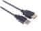 USB 2.0 podaljšek, A-A, 1 m, črn