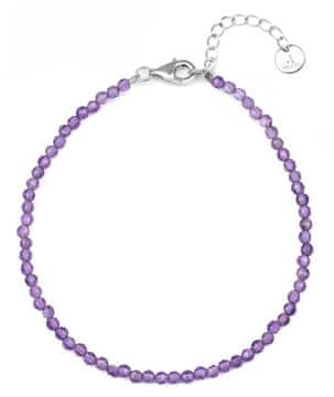 Mineralna zapestnica z ametistom POL-B03/21L
