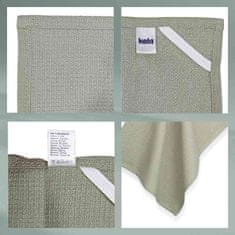 Kela Waffle brisača Tia 100 % bombaž, dimno zelena 70,0x50,0cm KL-12746