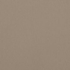 Vidaxl Blazina za vrtno klop taupe 120x50x4 cm oxford tkanina