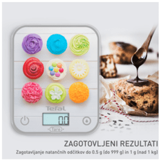 Tefal Optiss digitalna kuhinjska tehtnica, Cupcakes (BC50D4V0)