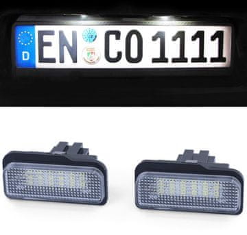 Mstyling LED osvetlitev registrske tablice z ohišjem Tesla Model S