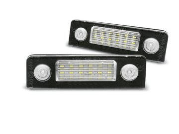 Mstyling LED osvetlitev registrske tablice z ohišjem Škoda Octavia 09- / Roomster 06-10
