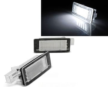 Mstyling LED osvetlitev registrske tablice z ohišjem Renault Espace / Scenic / Dacia Duster / Lodgy