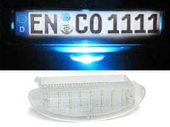 Mstyling LED osvetlitev registrske tablice z ohišjem Renault Twingo I / Clio II