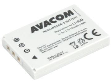 Avacom baterija - Olympus LI-80B Li-Ion 3,7V 750mAh 2,8Wh
