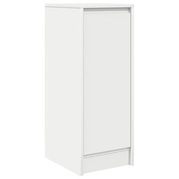 Vidaxl Komoda bela 29,5x34x76 cm inženirski les