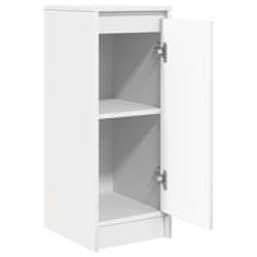 Vidaxl Komoda bela 29,5x34x76 cm inženirski les
