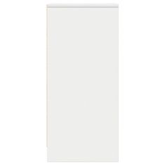 Vidaxl Komoda bela 29,5x34x76 cm inženirski les