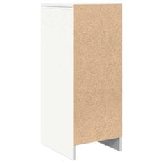 Vidaxl Komoda bela 29,5x34x76 cm inženirski les