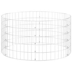 Vidaxl Vrtni kompostnik Ø100x50 cm pocinkano jeklo