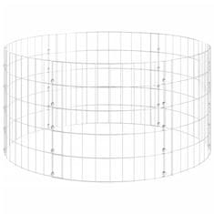Vidaxl Vrtni kompostnik Ø100x50 cm pocinkano jeklo