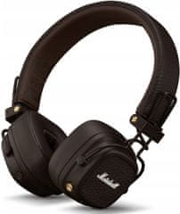 Major V brezžične slušalke, rjave - odprta embalaža