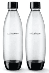 SodaStream PET plastenki DuoPack Fuse (2 plastenki, 1L, črna) (1741260410)