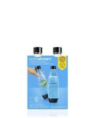 SodaStream PET plastenki DuoPack Fuse (2 plastenki, 1L, črna) (1741260410)