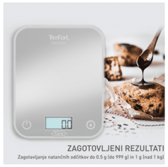 Tefal Optiss digitalna kuhinjska tehtnica, Silver (BC50U4V0)