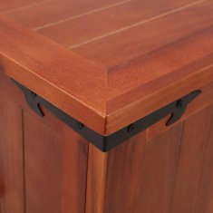 Vidaxl Skrinja za shranjevanje 90x45x40 cm trden akacijev les