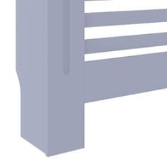 Vidaxl Pokrov za radiator siv MDF 78 cm