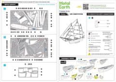 Metal Earth 3D puzzle Premium Series: ladja USS Construction