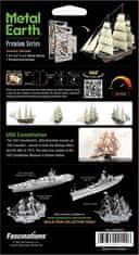 Metal Earth 3D puzzle Premium Series: ladja USS Construction