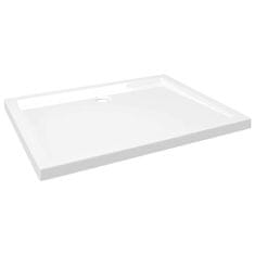 Vidaxl Pravokotna ABS tuš kad 80x100 cm