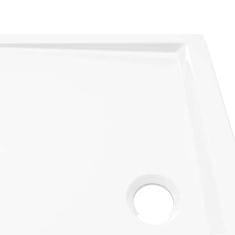 Vidaxl Pravokotna ABS tuš kad 80x100 cm