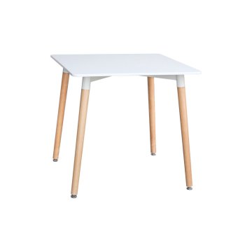 eoshop Jedilna miza 80x80 UNO bela