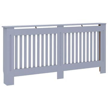 Vidaxl Pokrov za radiator antraciten 172x19x81,5 cm inženirski les
