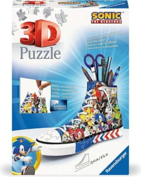 Ravensburger 3D puzzle Kecka Ježek Sonic 112 kosov