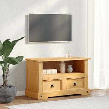 Vidaxl vidaXL TV omarica v mehiškem slogu Corona, borovina 91x43x56 cm