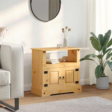 Vidaxl vidaXL TV omarica v mehiškem slogu Corona, borovina 80x43x78 cm