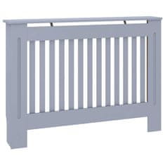 Vidaxl Pokrov za radiator antraciten 112x19x81,5 cm mediapan