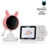 Evolveo Baby Monitor N3, otroški monitor, roza