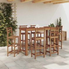 Vidaxl Barska miza iz trdnega akacijevega lesa 150x70x105 cm