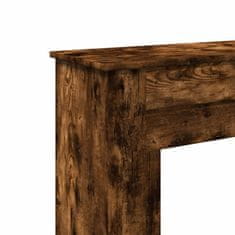 Vidaxl Okvir za kamin dimljeni hrast 90x30x90 cm inženirski les