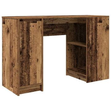 Vidaxl Pisalna miza starinski les 120x42x76 cm inženirski les