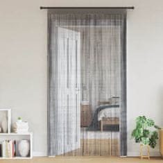 shumee vidaXL Zavese iz nitk 2 kosa 140x250 cm antracitne barve