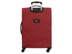 Joummabags Tekstilni potovalni kovček ROLL ROAD ROYCE Red, 76x48x29cm, 93L, 5019324 (velik)