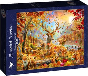 BLUEBIRD Puzzle Živali v jeseni 1000 kosov