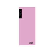 Tedenski PVC dnevnik Pastelini roza 2026