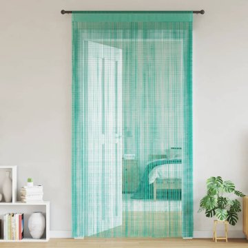 shumee vidaXL Zavese iz nitk 2 kosa 140x250 cm turkizne barve
