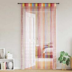 shumee vidaXL Zavese iz nitk 2 kosa 100x250 cm večbarvne barve