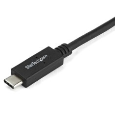 DELL StarTech.com 2m USB-C na DVI kabel - 1920 x 1200 - Črn, Plug and Play, visoka kakovost prenosa slik