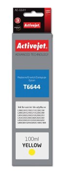 ActiveJet Activejet AE-664Y - Nadomestna črnila za Epson T6644, 100 ml, rumeno, visoka kapaciteta, visoka kakovost za profesionalno tiskanje