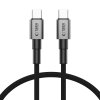 Ultraboost DNA kabel USB-C / USB-C PD 100W / 5A 0.5m, siva