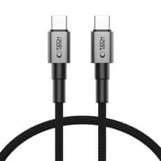 Tech-protect Ultraboost DNA kabel USB-C / USB-C PD 100W / 5A 25 cm, siva