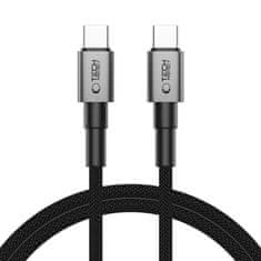 Tech-protect Ultraboost DNA kabel USB-C / USB-C PD 60W / 3A 1m, siva