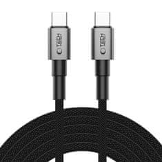 Tech-protect Ultraboost DNA kabel USB-C / USB-C PD 60W / 3A 3m, siva